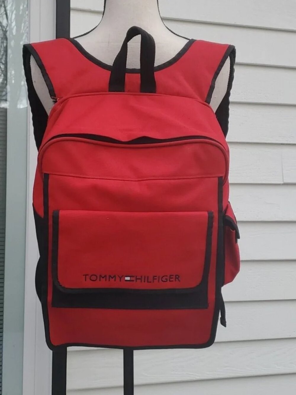 Tommy Hilfiger Y2K Backpack | Y2K Vintage Tommy Hilfiger Backpack